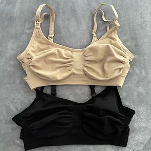 SKIMS nursing/maternity bras set of 2 L/XL